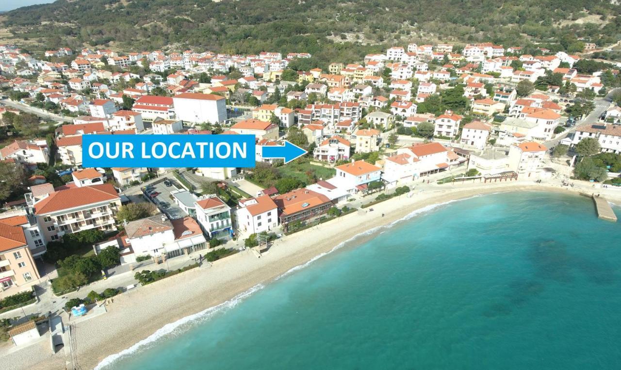 Apartments Irena Baška Exteriör bild